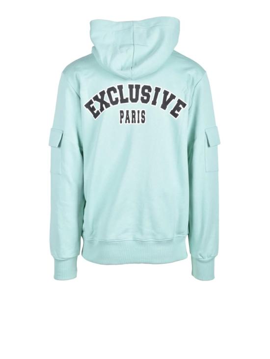  Exclusive Paris 후드 티셔츠 검정/녹색 면 스웨트셔츠 - OTHER BRANDS