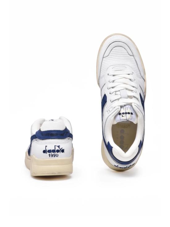  디아도라 헤리티지 스니커즈 화이트 블루 가죽 B.560 - DIADORA HERITAGE