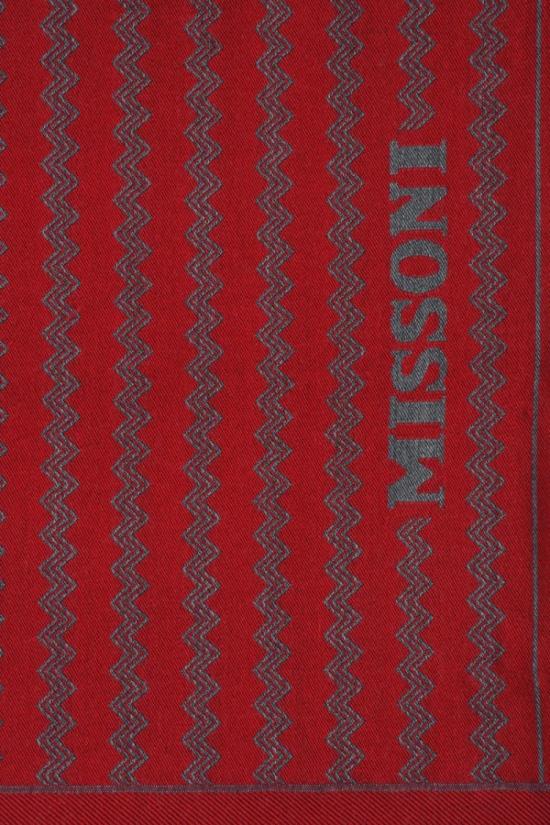  미소니 머플러/스카프 빨간색 울 스카프 - MISSONI