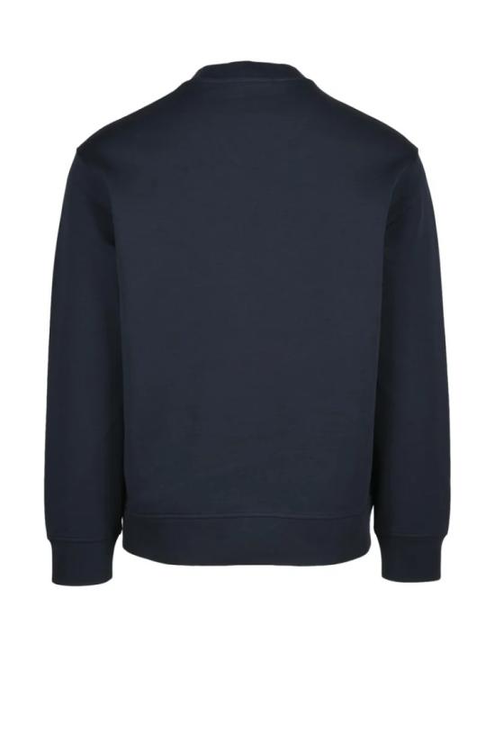  엠포리오 아르마니 탑 회색 네오프렌 효과 스웨트셔츠 - EMPORIO ARMANI