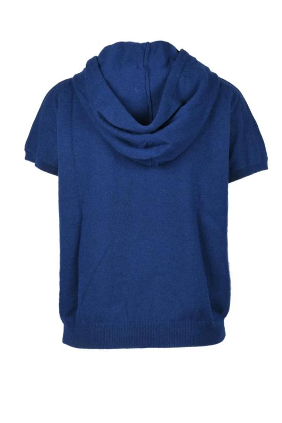  홈워드 클로시스 니트웨어 파란색 모헤어와 캐시미어 스웨터 - HOMEWARD CLOTHES