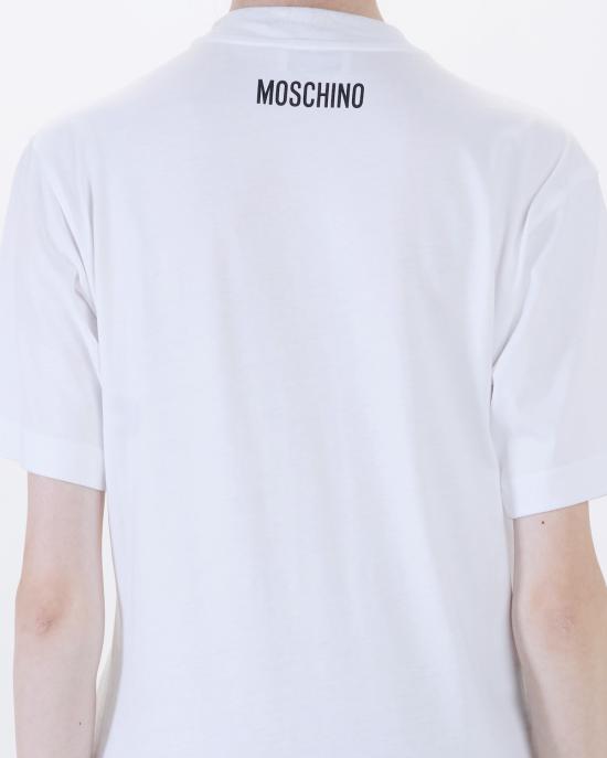 26FW 모스키노 반팔 티셔츠 0711 0441 1001 BIANCO - MOSCHINO
