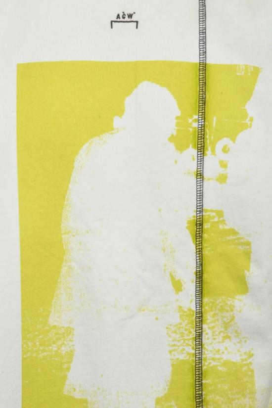 25SS 어콜드월 반팔 티셔츠 베이지/녹색 면 티셔츠 - A COLD WALL