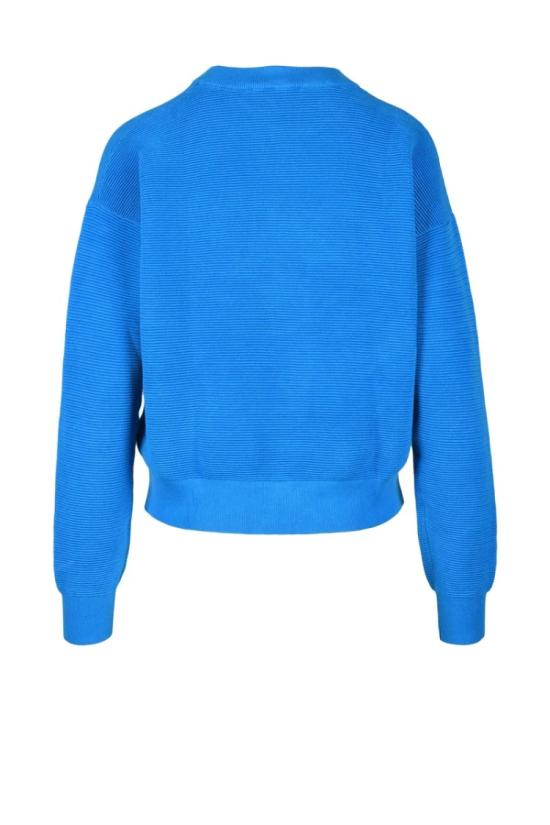  타미힐피거 니트웨어 연한 파란색 면 점퍼 - TOMMY HILFIGER