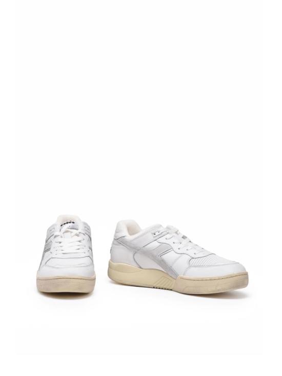  디아도라 헤리티지 스니커즈 화이트 그레이 가죽 B.560 - DIADORA HERITAGE