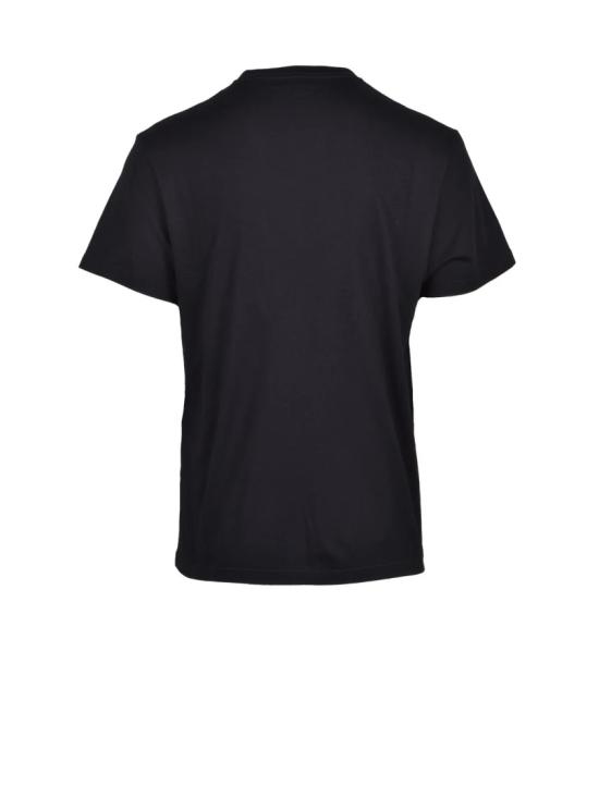 25SS 알렉산더 맥퀸 반팔 티셔츠 블랙 코튼 로고 티셔츠 - ALEXANDER MCQUEEN