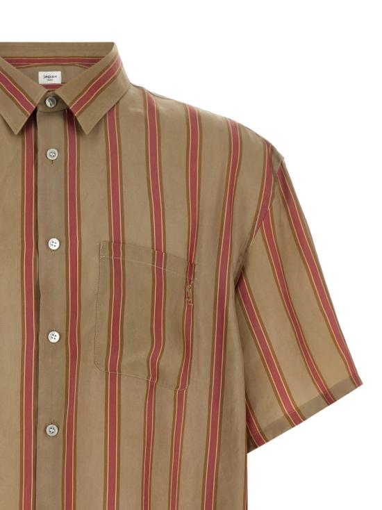 26SS 생로랑 셔츠 859781Y2N339774 Brown - SAINT LAURENT