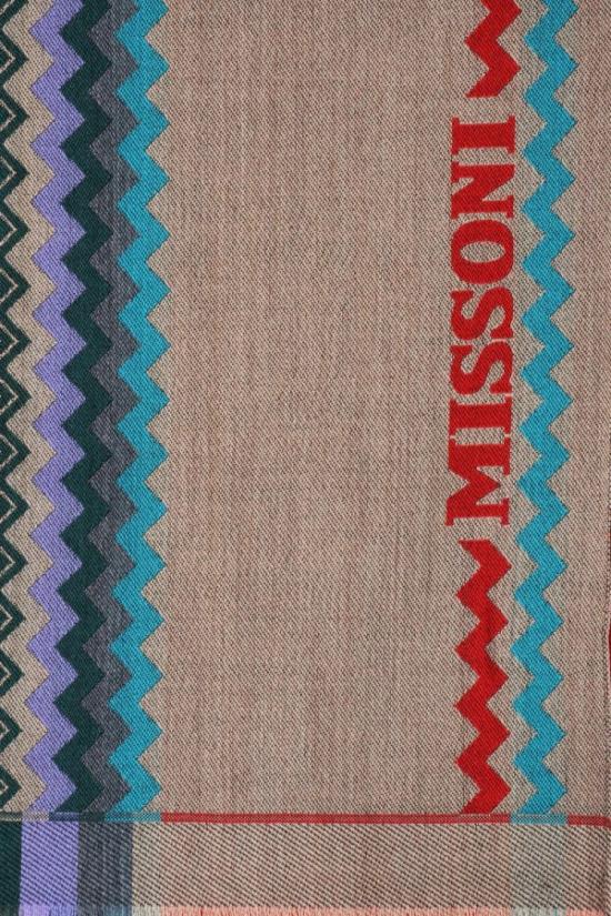  미소니 머플러/스카프 베이지색 울 스카프 - MISSONI