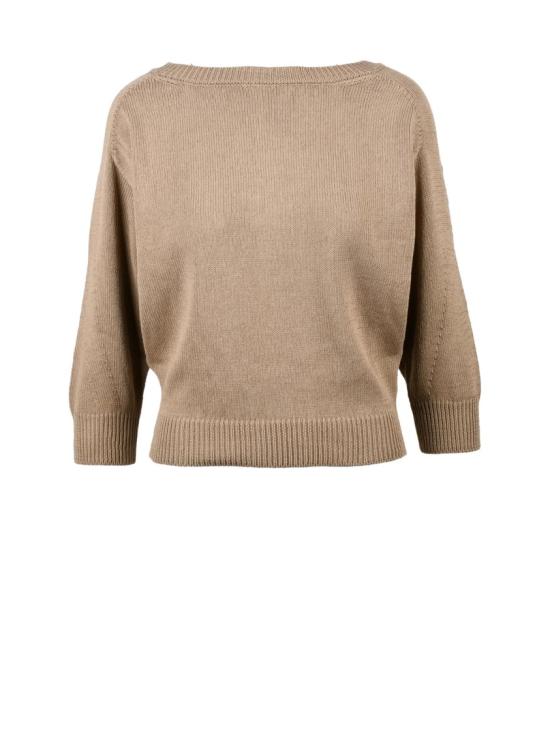 25SS 알파스튜디오 니트웨어 터쿼이즈 색상 면 보트넥 래글런 스웨터