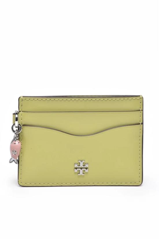 25SS 토리버치 지갑 녹색 송아지 가죽 카드