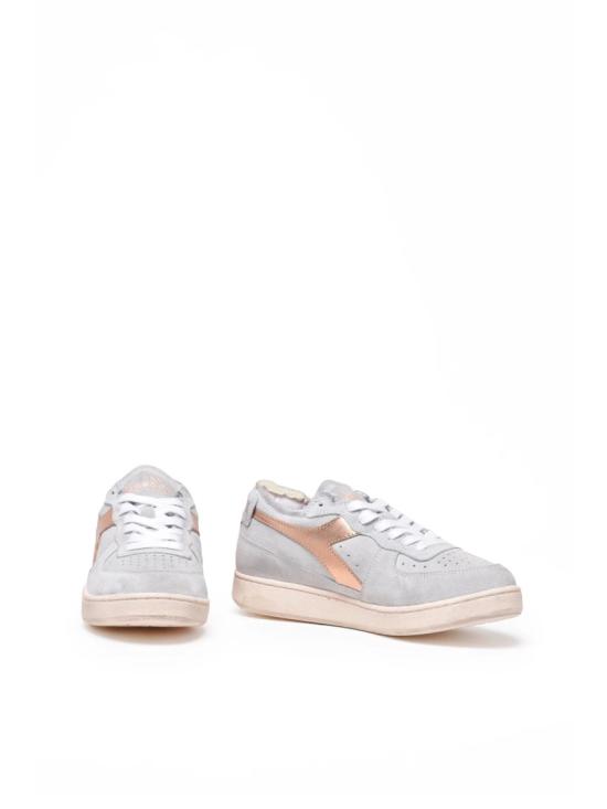  디아도라 헤리티지 스니커즈 연한 파란색 가죽 스웨이드 바구니 - DIADORA HERITAGE