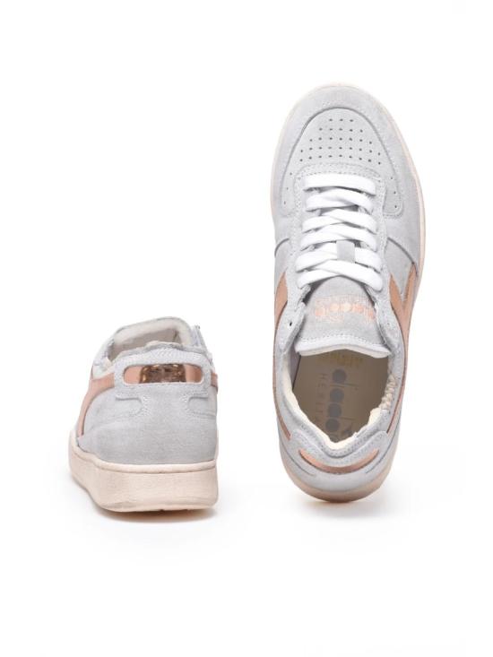  디아도라 헤리티지 스니커즈 연한 파란색 가죽 스웨이드 바구니 - DIADORA HERITAGE