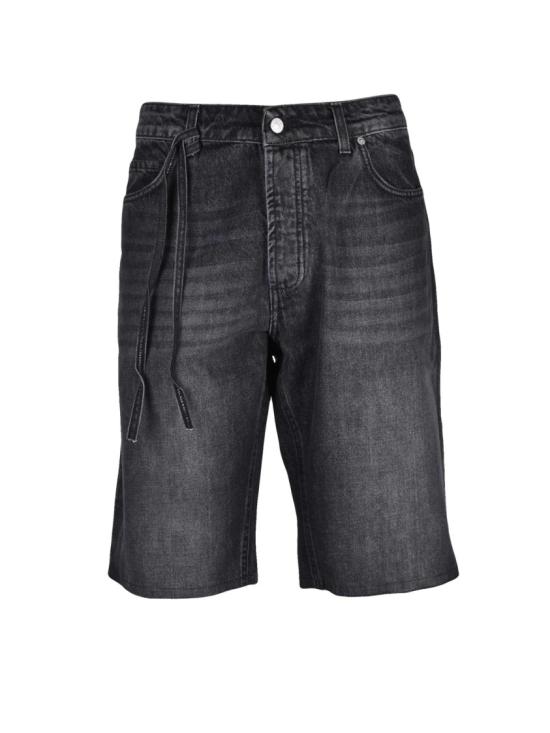 25SS Dressism. 데님 숏팬츠 검정색 면 버뮤다 반바지