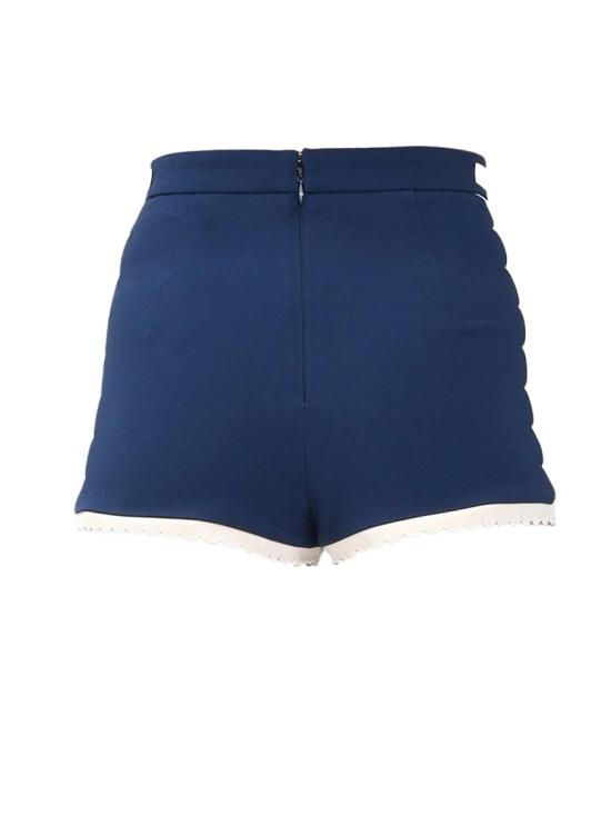 25SS 엘리자베타프랜치 숏팬츠 파란색 폴리에스터 엘라스테인 여성용 반바지 - ELISABETTA FRANCHI