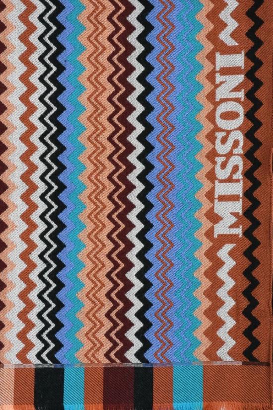  미소니 머플러/스카프 갈색 울 스카프 - MISSONI