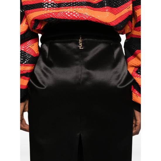 26SS 생로랑 스커트 863981 Y1K44 1000 BLACK - SAINT LAURENT