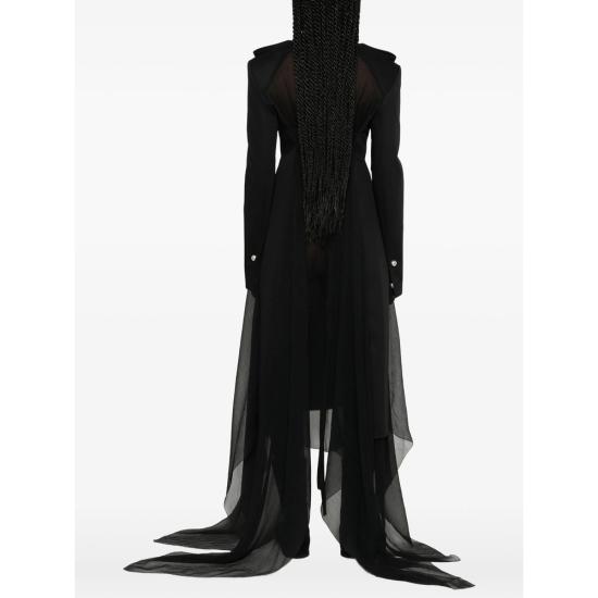 26SS 앤 드뮐미스터 코트 B0013965 FA709 099 BLACK - ANN DEMEULEMEESTER