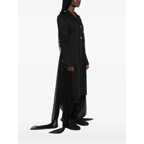 26SS 앤 드뮐미스터 코트 B0013965 FA709 099 BLACK - ANN DEMEULEMEESTER