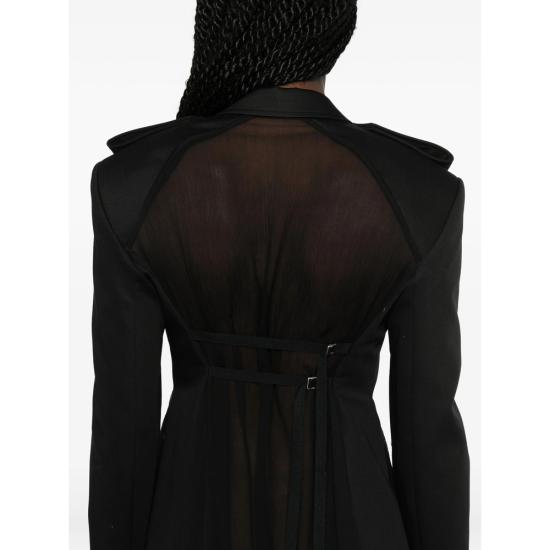 26SS 앤 드뮐미스터 코트 B0013965 FA709 099 BLACK - ANN DEMEULEMEESTER