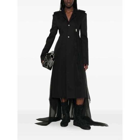 26SS 앤 드뮐미스터 코트 B0013965 FA709 099 BLACK - ANN DEMEULEMEESTER