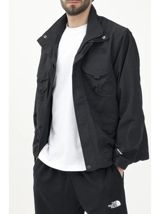 25SS 노스페이스 자켓 검정색 나일론 방풍 재킷 - NORTH FACE