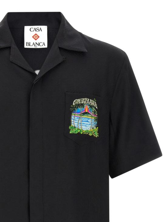 26SS 카사블랑카 셔츠 MSP26SH00309 Black - CASABLANCA