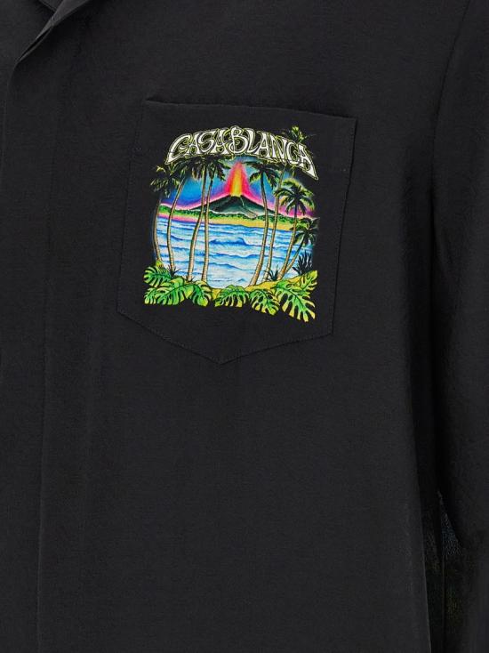 26SS 카사블랑카 셔츠 MSP26SH00309 Black - CASABLANCA