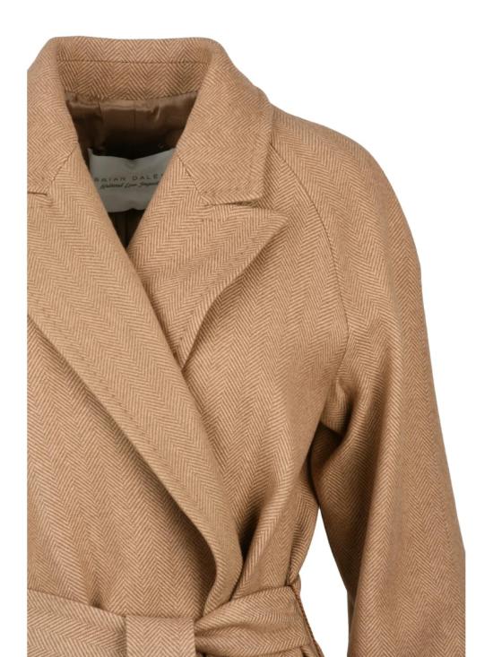  브라이언데일스 코트 베이지색 야크 울 여성용 롱 - BRIAN DALES