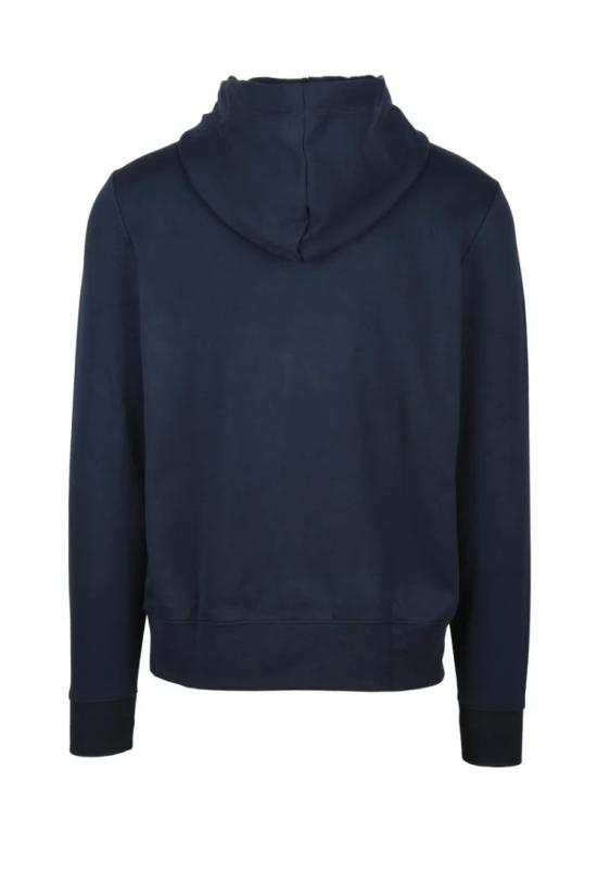 25SS 타미힐피거 탑 파란색 면 폴리에스터 후드티 - TOMMY HILFIGER