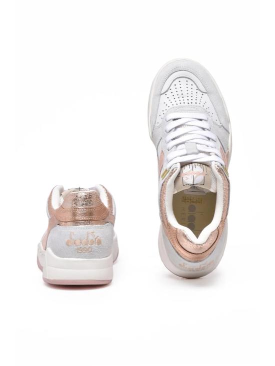  디아도라 헤리티지 스니커즈 화이트 그레이 가죽 B.560 - DIADORA HERITAGE
