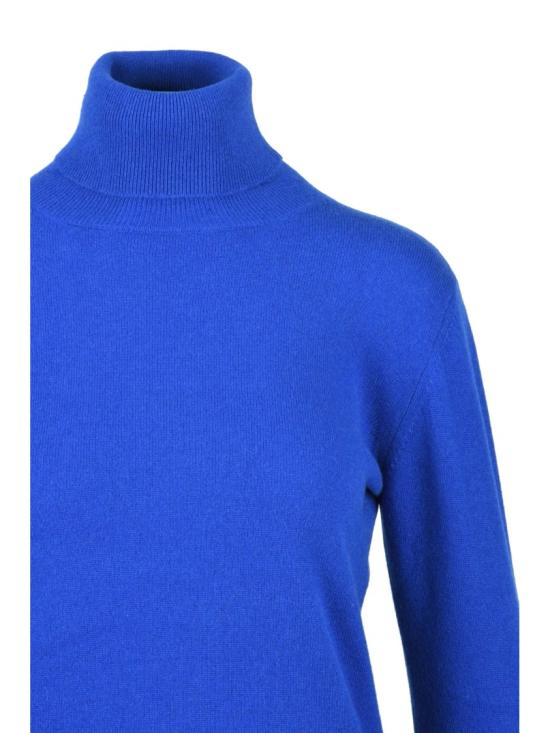  Customer Lovers & Knit 니트웨어 블루 캐시미어 터틀넥 스웨터 - OTHER BRANDS