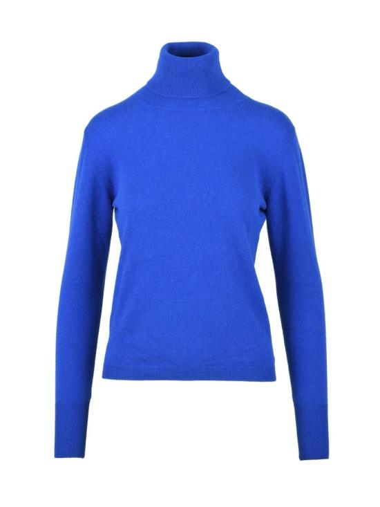  Customer Lovers & Knit 니트웨어 블루 캐시미어 터틀넥 스웨터