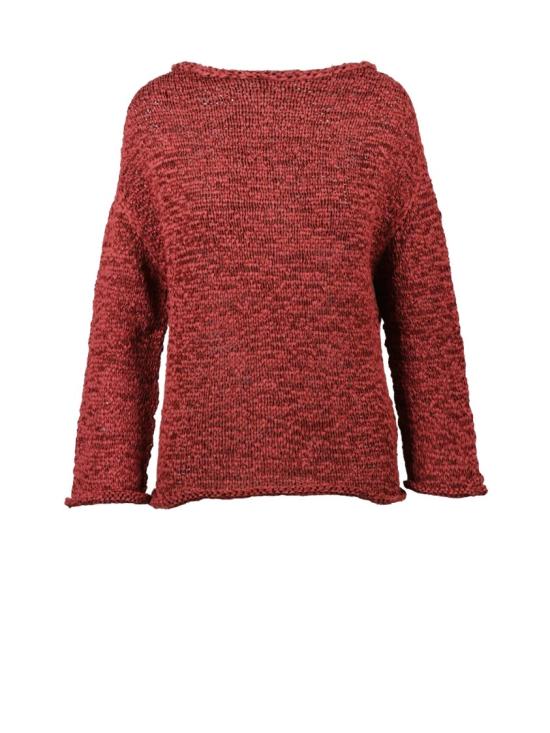 25SS 알파스튜디오 니트웨어 빨간색 폴리에스터/폴리아미드 브레이드 리본