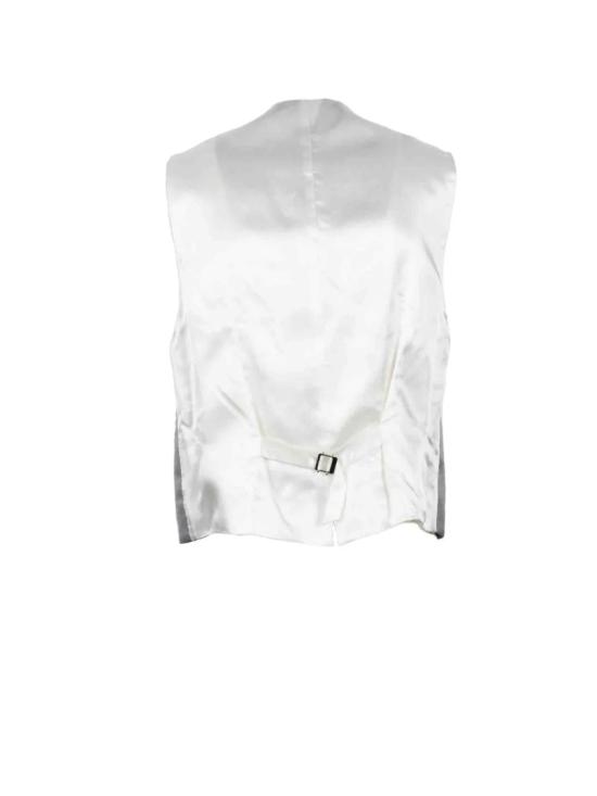  Alessandro Dell Acqua 베스트 회색 폴리에스터 조끼 - ALESSANDRO DELL'ACQUA