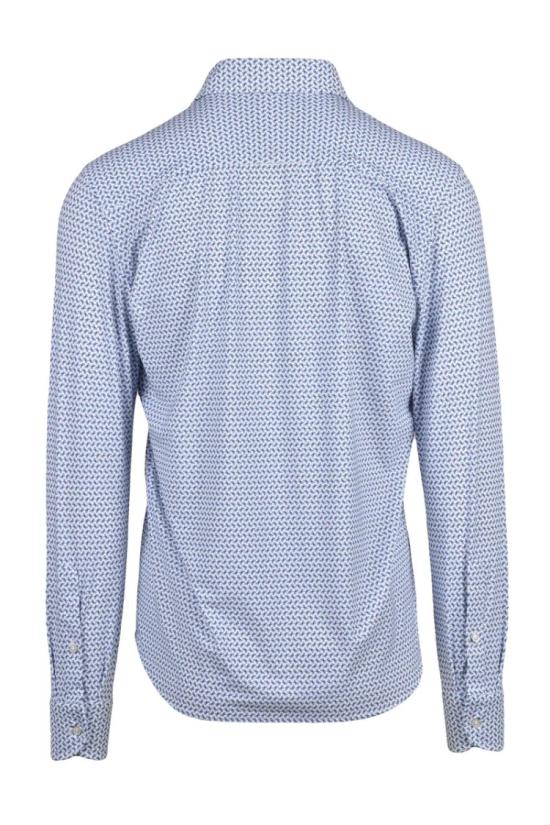 25SS Ghirardelli Next 긴팔 셔츠 넥스트 남성용  (화이트/스카이 블루, 폴리아미드 엘라스테인 소재) - OTHER BRANDS