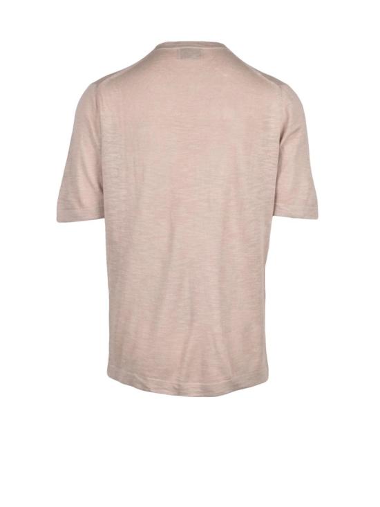 25SS Dressism. 반팔 티셔츠 베이지 린넨 코튼 니트 탑 - OTHER BRANDS