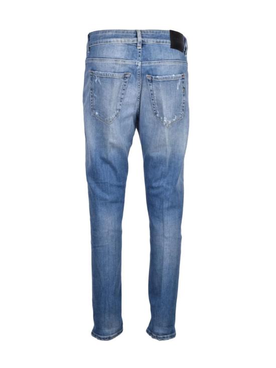 25SS 돈답 데님 블루 밀라 캐럿핏 코튼 엘라스테인 진 - DONDUP