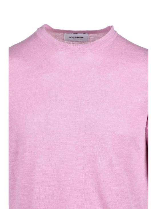 25SS Dressism. 반팔 티셔츠 등나무 무늬 린넨 코튼 니트 탑 - OTHER BRANDS
