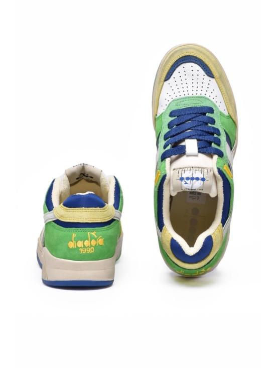  디아도라 헤리티지 스니커즈 녹색 가죽 폴리에스터 B.560 - DIADORA HERITAGE