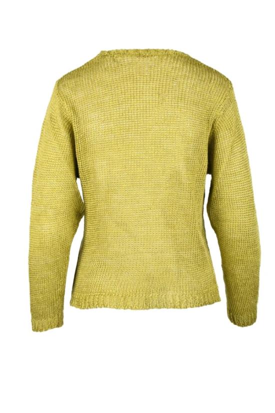  Zanone-Slowear 니트웨어 애플 그린 린넨 스웨터 - OTHER BRANDS