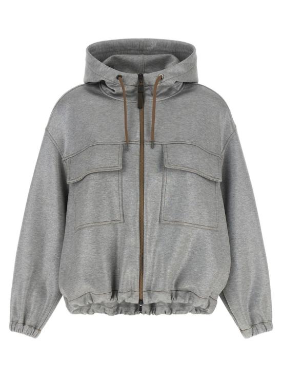 26SS 브루넬로 쿠치넬리 자켓 MQ980SQ906C001 Grey