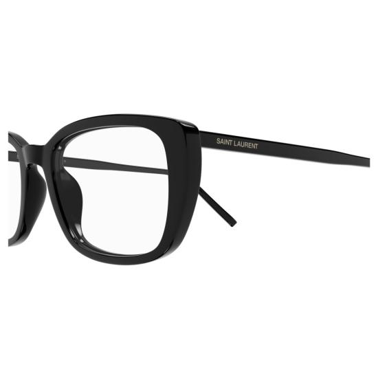 25FW 생로랑 선글라스 재활용 아세테이트 소재의 대담한 직사각형 프레임 안경 - SAINT LAURENT