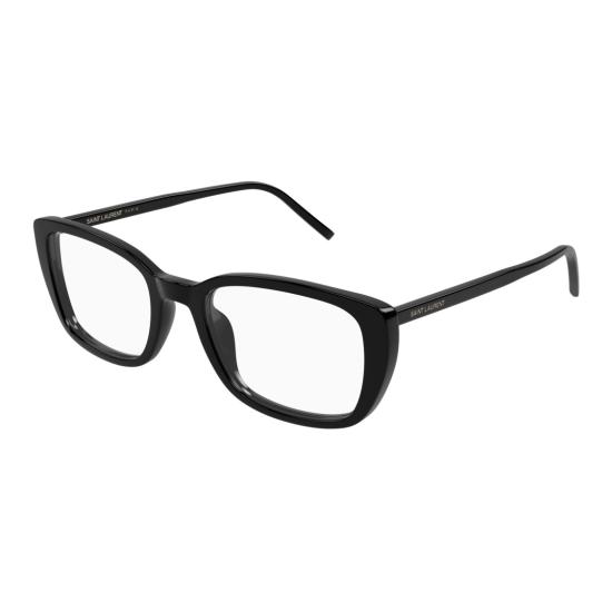 25FW 생로랑 선글라스 재활용 아세테이트 소재의 대담한 직사각형 프레임 안경 - SAINT LAURENT