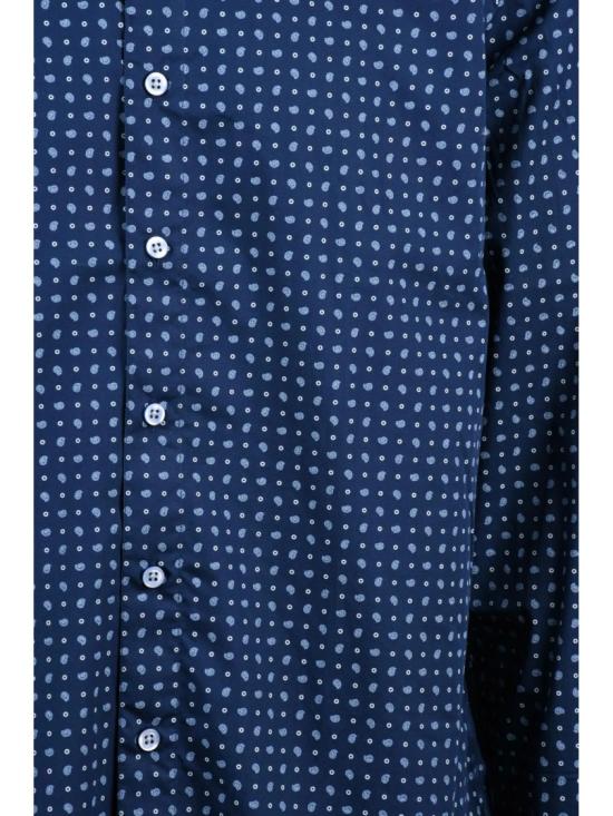 25SS Mariano Napoli 긴팔 셔츠 파란색/연한 파란색 줄무늬 면 - OTHER BRANDS