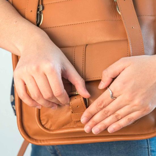  Amasouk 백팩 아마수크 어드벤처러 가죽 롤탑 - OTHER BRANDS