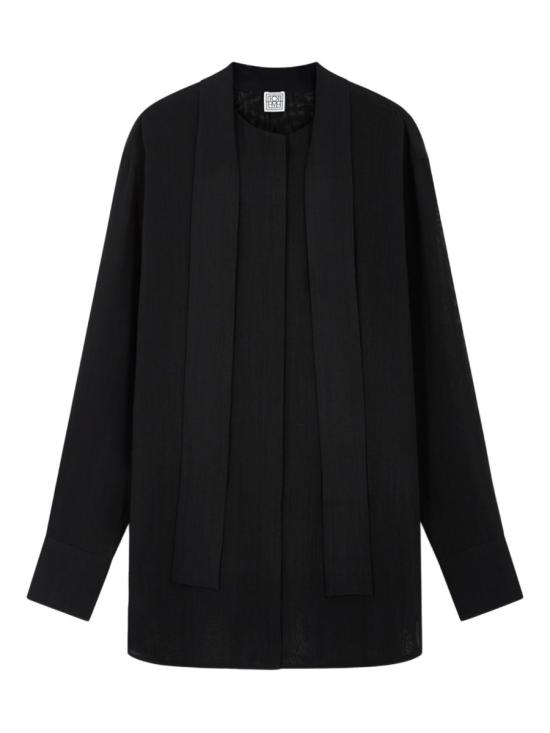 26SS 토템 블라우스/셔츠 254WRT0560FB0480 BLACK001 - TOTEME