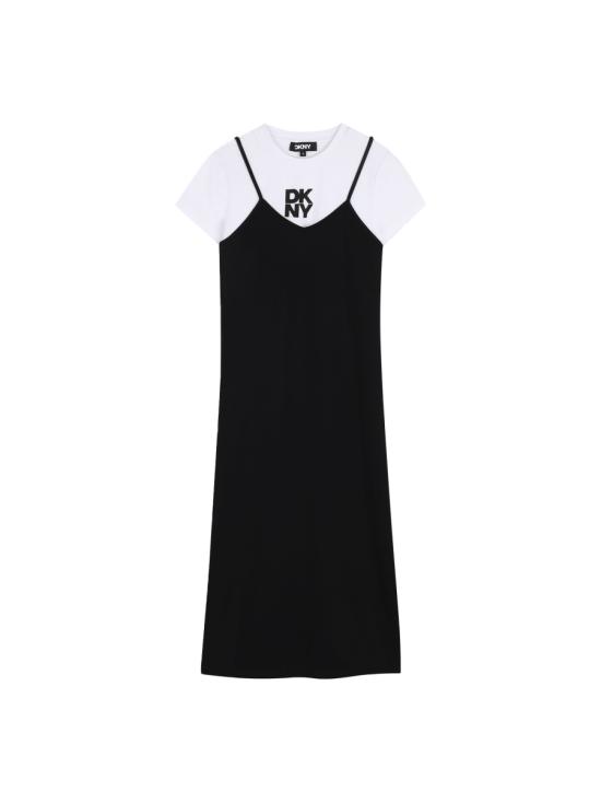 26SS [키즈] 디케이엔와이 원피스 D62599K 09B BLACK