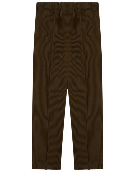 26SS 옴므 플리세 이세이 미야케 스트레이트 팬츠 HP66FF183 65 BROWN - HOMME PLISSE' ISSEY MIYAKE