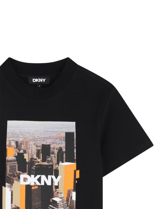 26SS [키즈] 디케이엔와이 티셔츠 D62536K 09B BLACK - DKNY