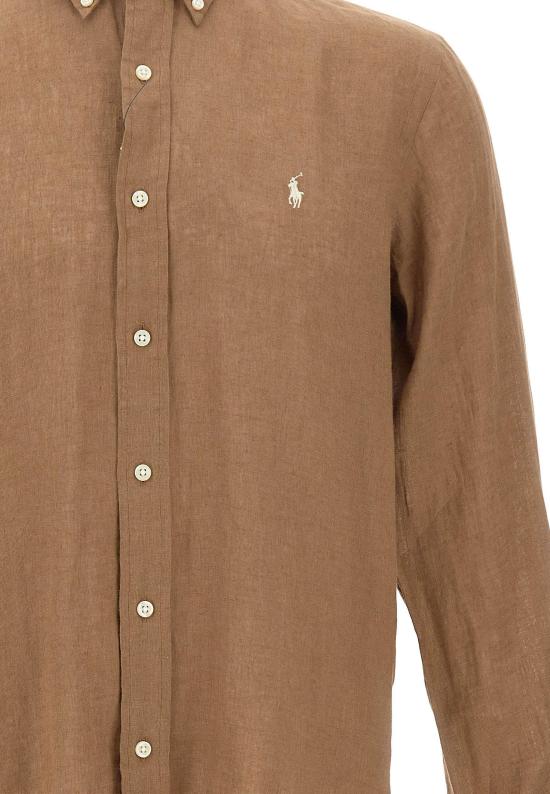 26SS 랄프 로렌 셔츠 710966294505 BROWN - RALPH LAUREN
